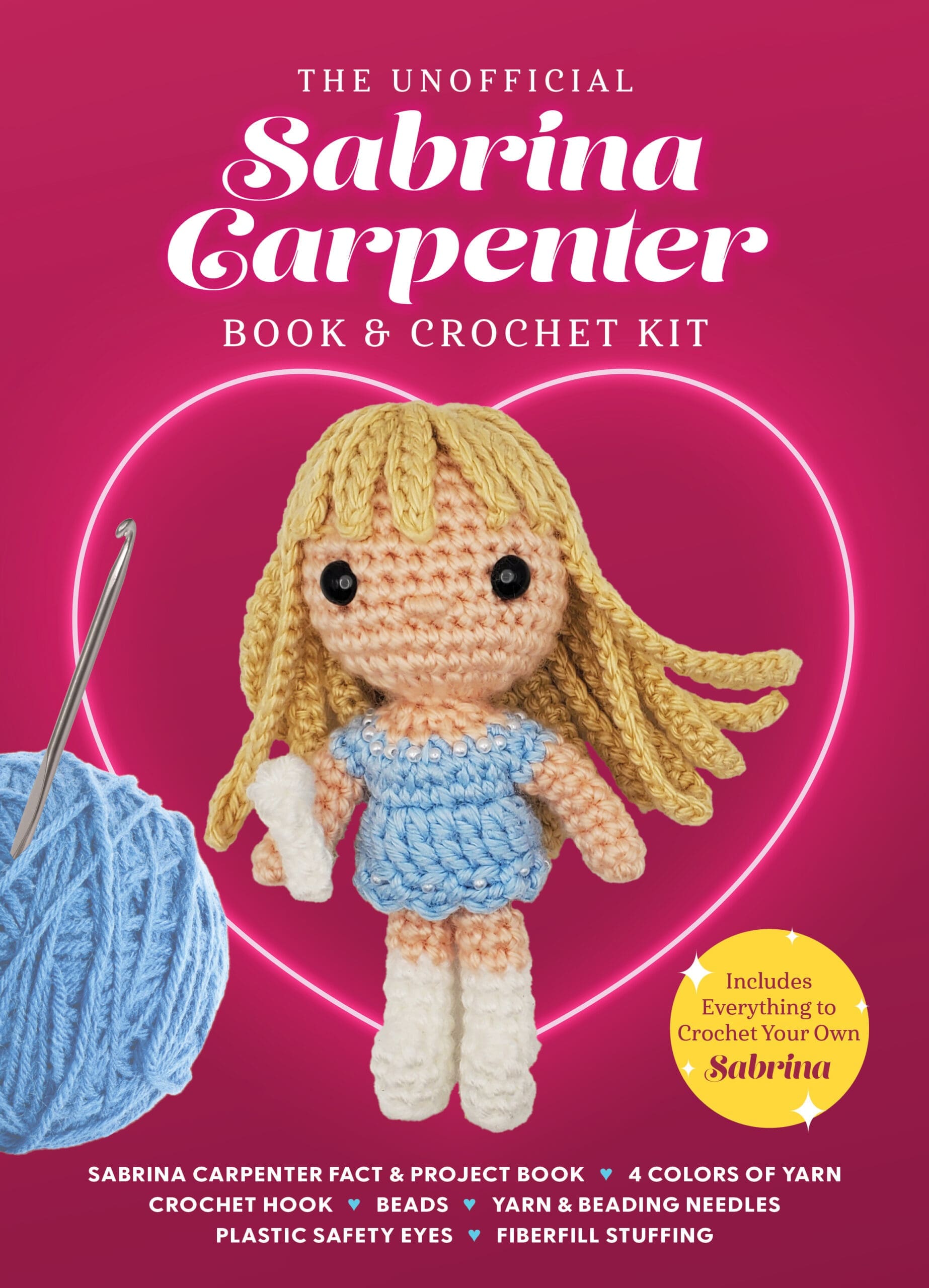 The Unofficial Sabrina Carpenter Book and Crochet Kit - Walter Foster