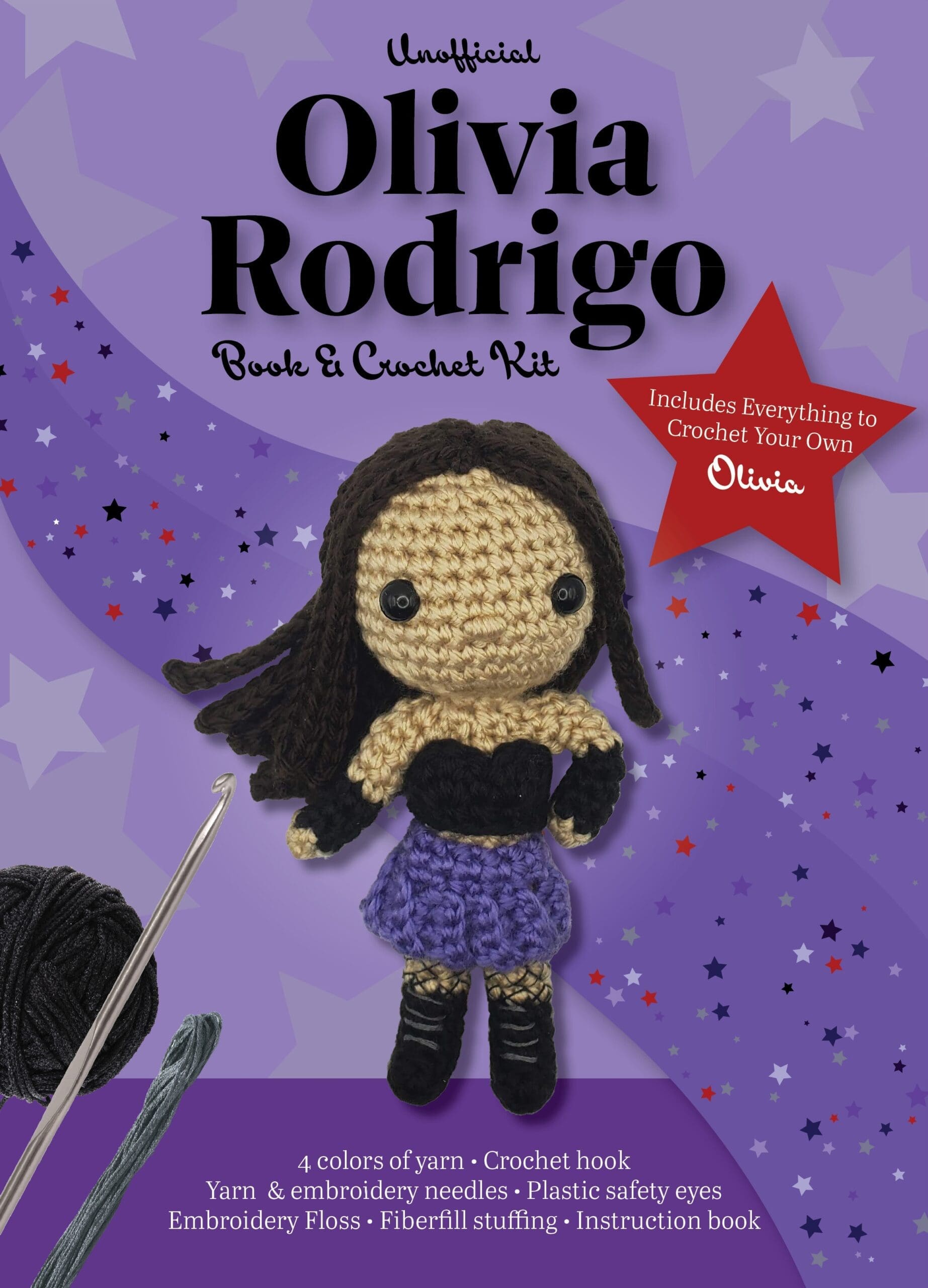 Unofficial Olivia Rodrigo Book and Crochet Kit - Walter Foster